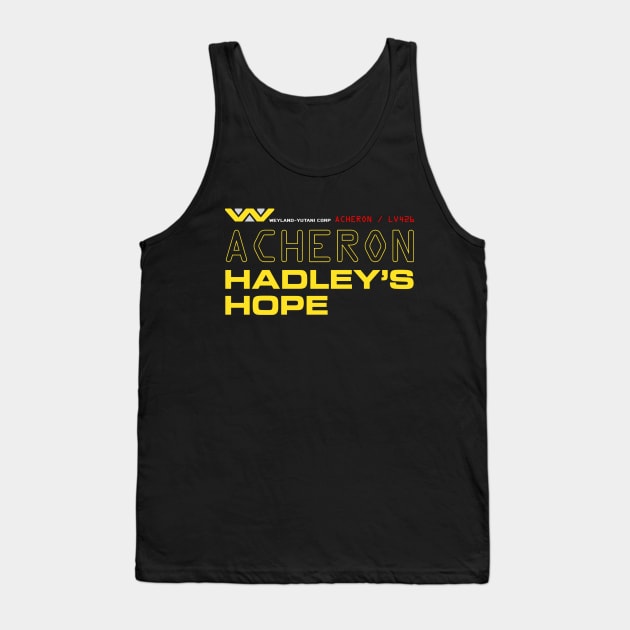 LV426 - Acheron Hadleys Hope Tank Top by Meta Cortex